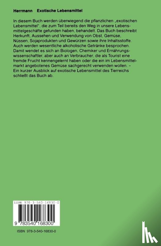 Herrmann, Karl - Exotische Lebensmittel