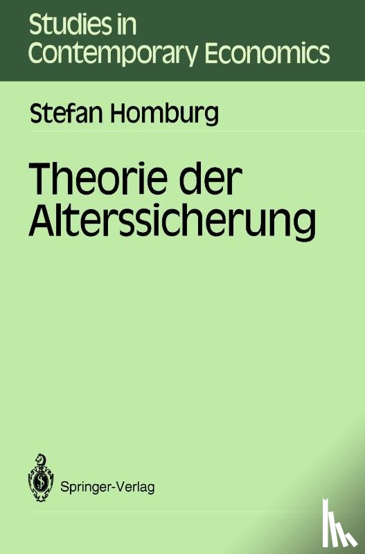 Stefan Homburg - Studies in Contemporary Economics