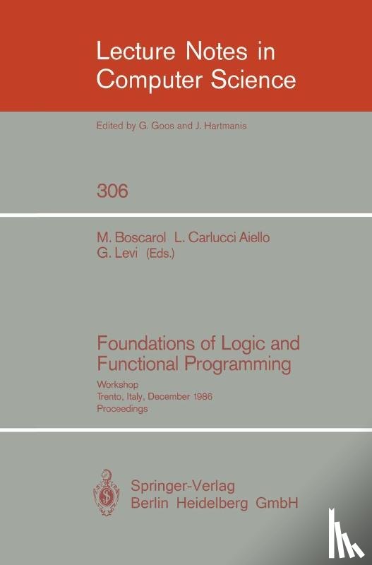  - Foundations of Logic and Functional Programming