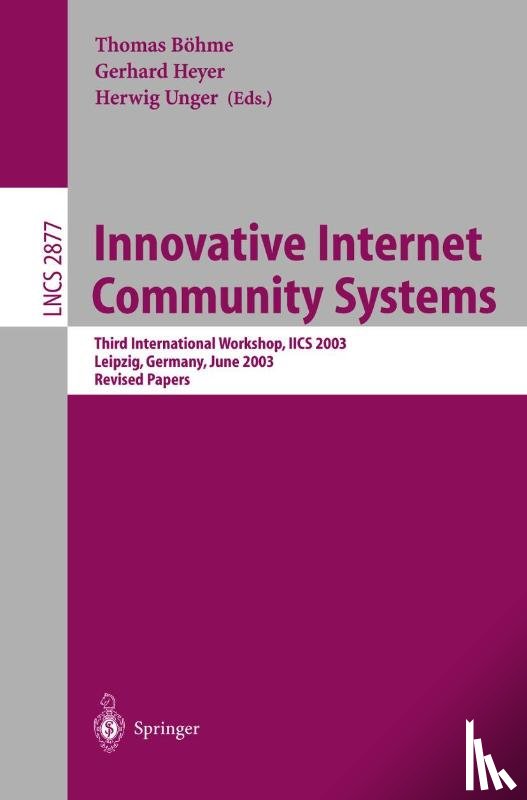  - Innovative Internet Community Systems