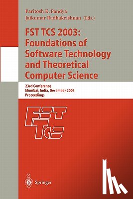  - FST TCS 2003: Foundations of Software Technology and Theoretical Computer Science