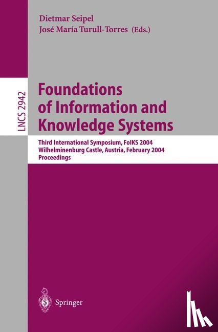  - Foundations of Information and Knowledge Systems