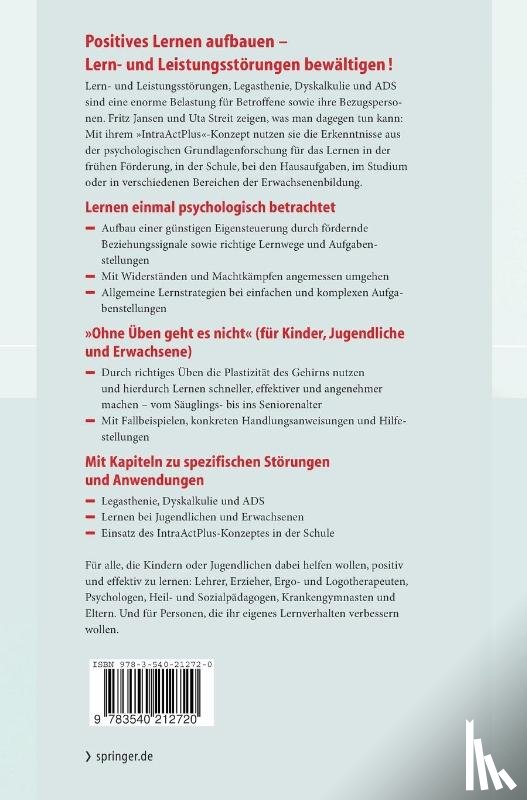 Jansen, Fritz, Streit, Uta - Positiv lernen