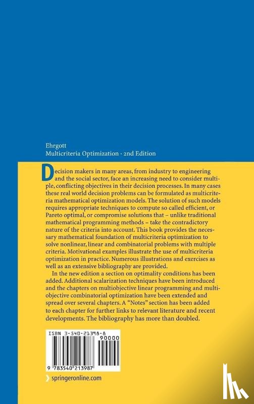 Ehrgott, Matthias - Multicriteria Optimization
