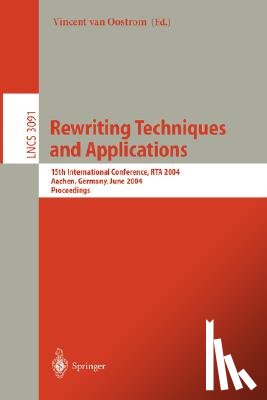  - Rewriting Techniques and Applications