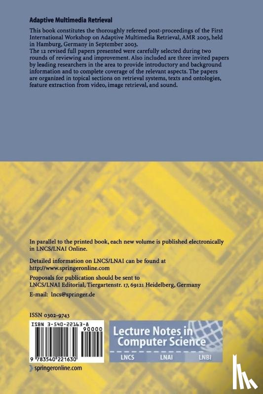  - Adaptive Multimedia Retrieval