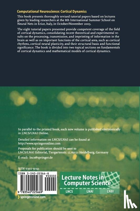 Peter Erdi, Anna Esposito, Maria Marinaro, Silvia Scarpetta - Computational Neuroscience: Cortical Dynamics