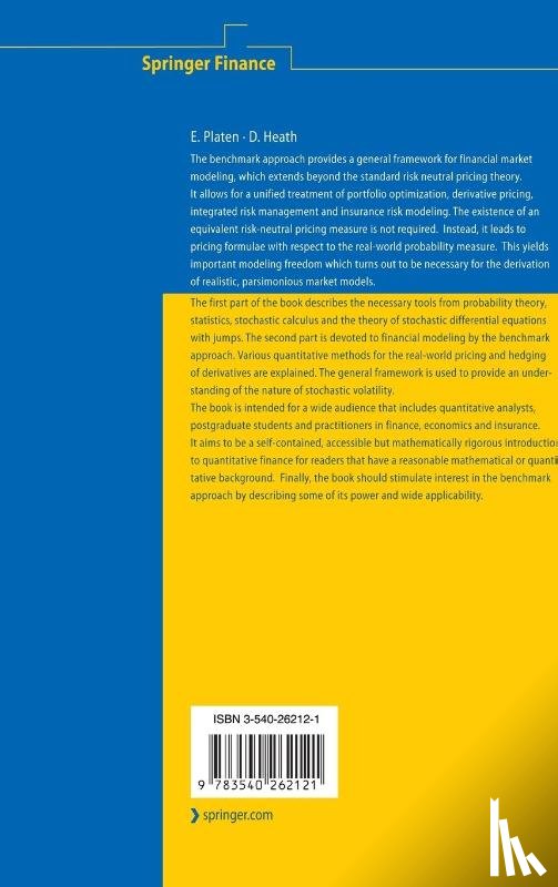 Eckhard Platen, David Heath - A Benchmark Approach to Quantitative Finance