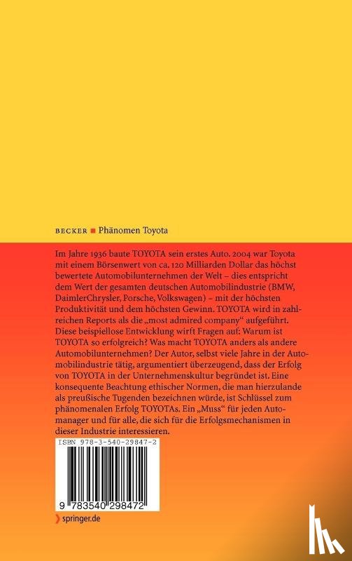 Dr Helmut Becker - Phanomen Toyota