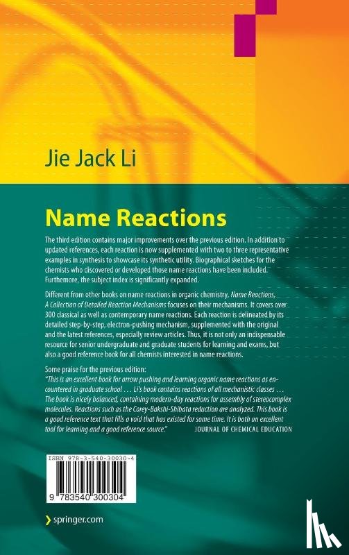 Li, Jie Jack - Name Reactions