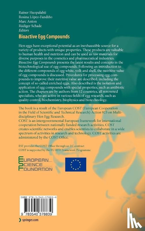 Rainer Huopalahti, Rosina Lopez-Fandino, Marc Anton, Rudiger Schade - Bioactive Egg Compounds