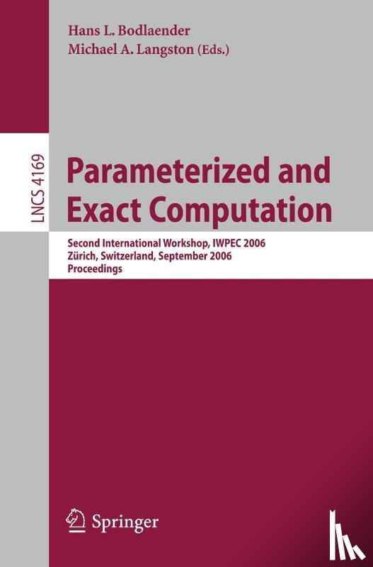 - Parameterized and Exact Computation