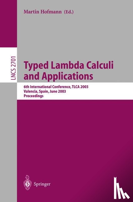 Martin Hofmann - Typed Lambda Calculi and Applications