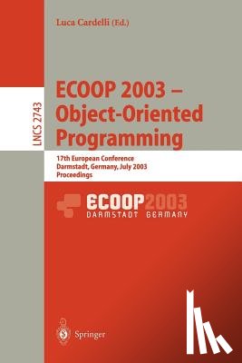  - ECOOP 2003 - Object-Oriented Programming