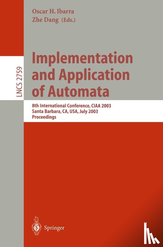 Oscar H. Ibarra, Zhe Dang - Implementation and Application of Automata
