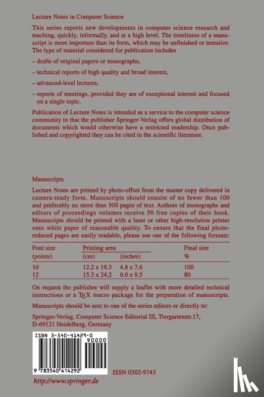  - High Performance Computing - HiPC 2000