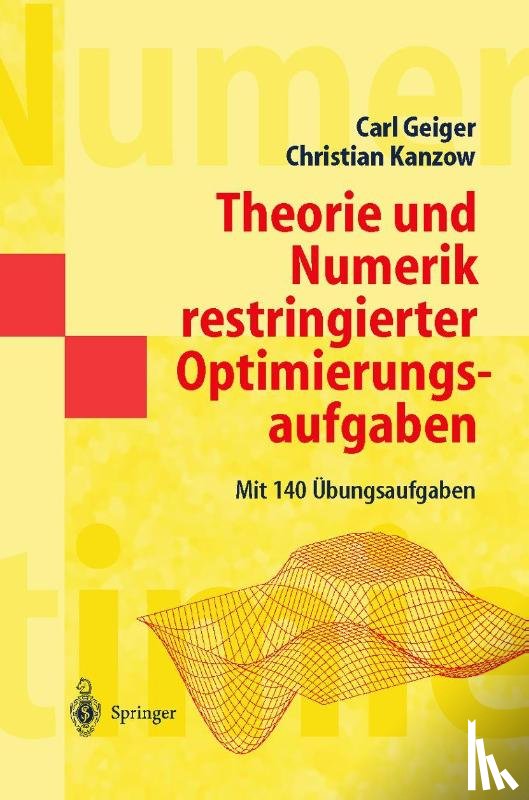 Carl Geiger, Christian Kanzow - Theorie Und Numerik Restringierter Optimierungsaufgaben