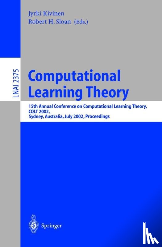  - Computational Learning Theory