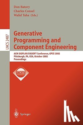  - Generative Programming and Component Engineering