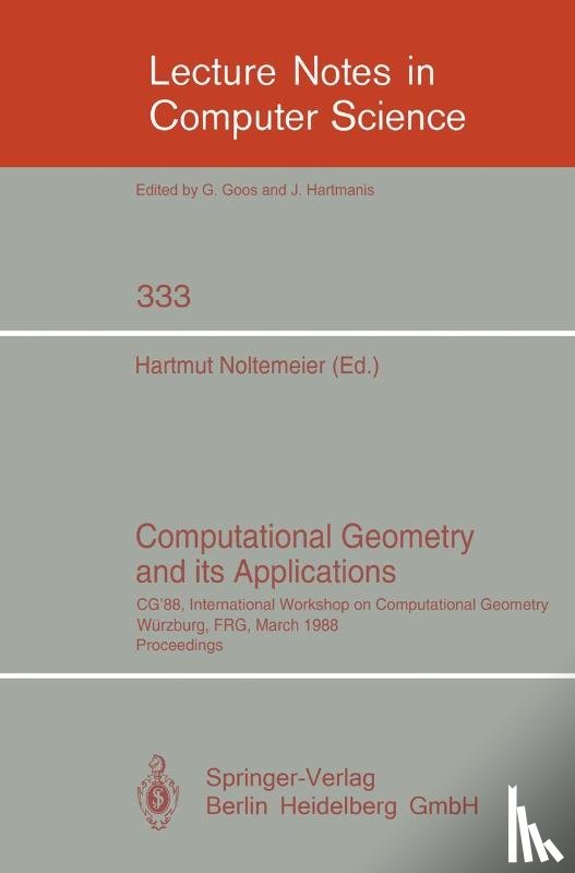  - Computational Geometry and its Applications