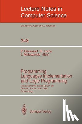 Pierre Deransart, Bernard Lorho, Jan Maluszynski - Programming Languages Implementation and Logic Programming