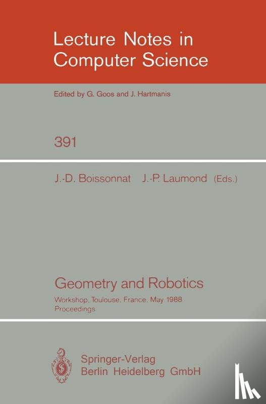 Jean-Daniel Boissonnat, Jean-Paul Laumond - Geometry and Robotics