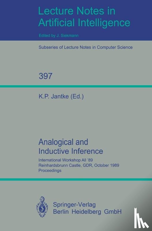 Klaus P. Jantke - Analogical and Inductive Inference
