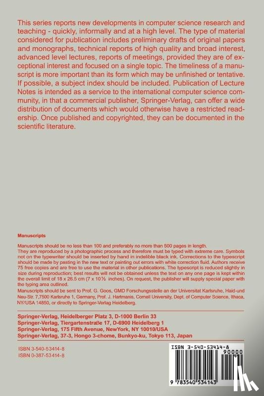  - Aspects and Prospects of Theoretical Computer Science