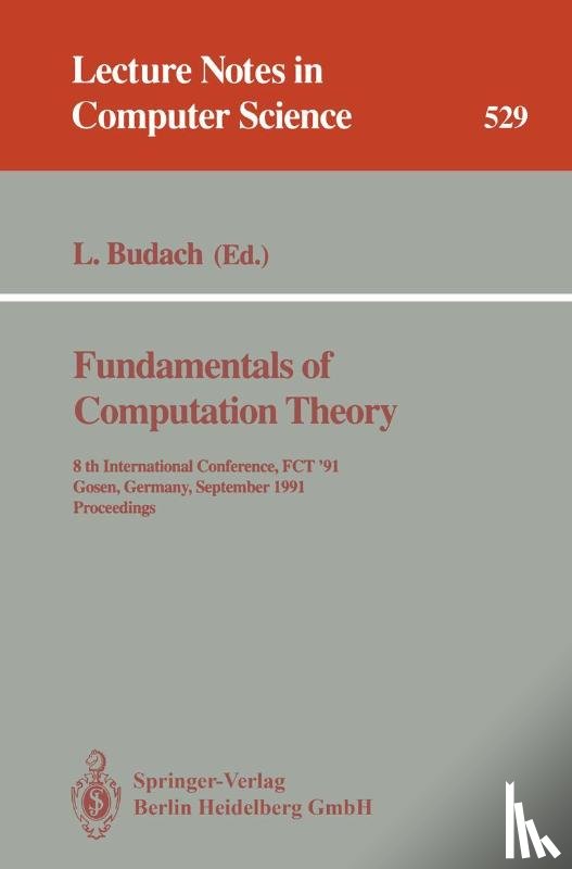  - Fundamentals of Computation Theory