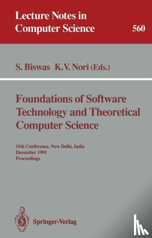  - Foundations of Software Technology and Theoretical Computer Science