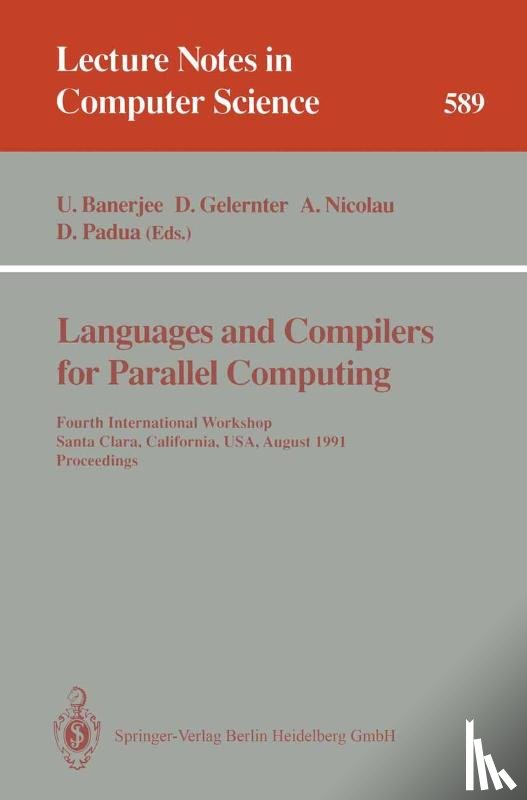  - Languages and Compilers for Parallel Computing