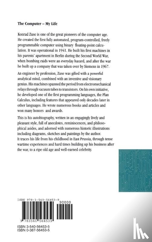 Konrad Zuse, P. McKenna, J.A. Ross - The Computer - My Life