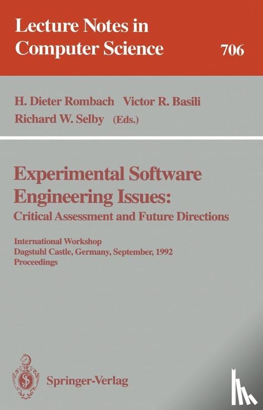  - Experimental Software Engineering Issues: