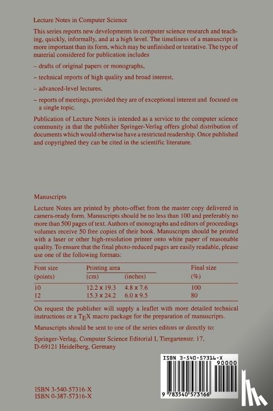  - Formal Methods in Programming and Their Applications