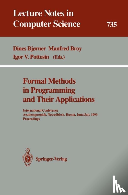 - Formal Methods in Programming and Their Applications