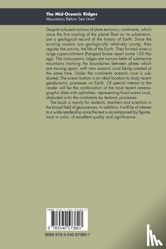 Nicolas, Adolphe - The Mid-Oceanic Ridges