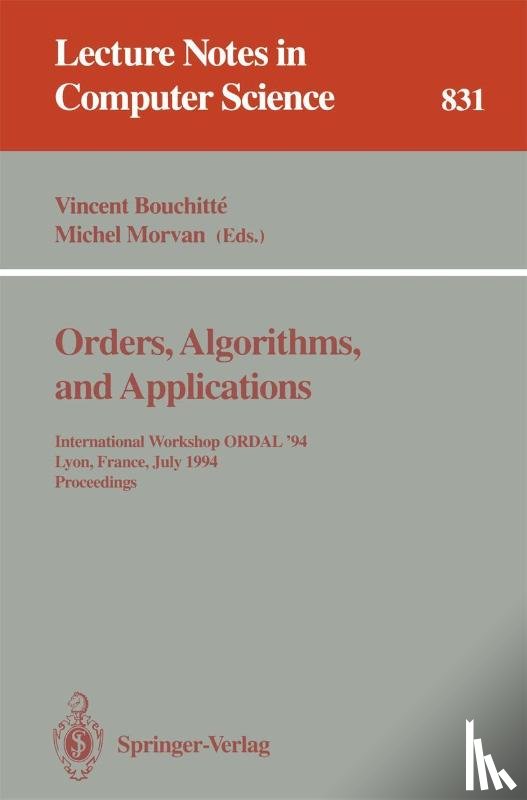  - Orders, Algorithms and Applications