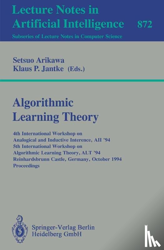  - Algorithmic Learning Theory