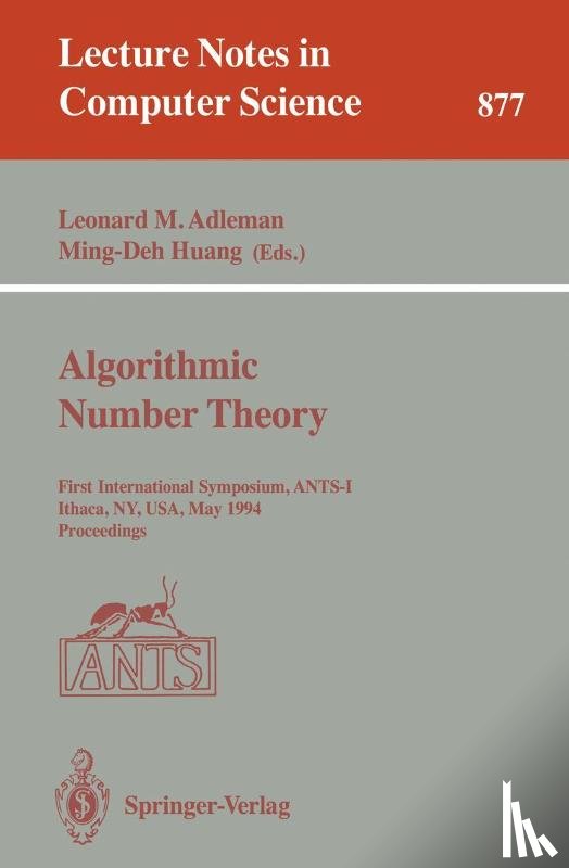  - Algorithmic Number Theory