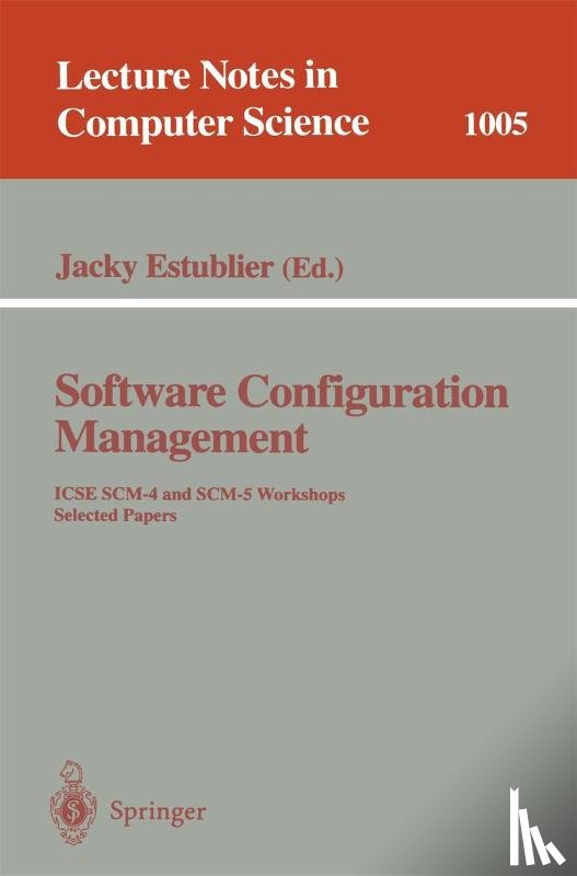 Jacky Estublier - Software Configuration Management
