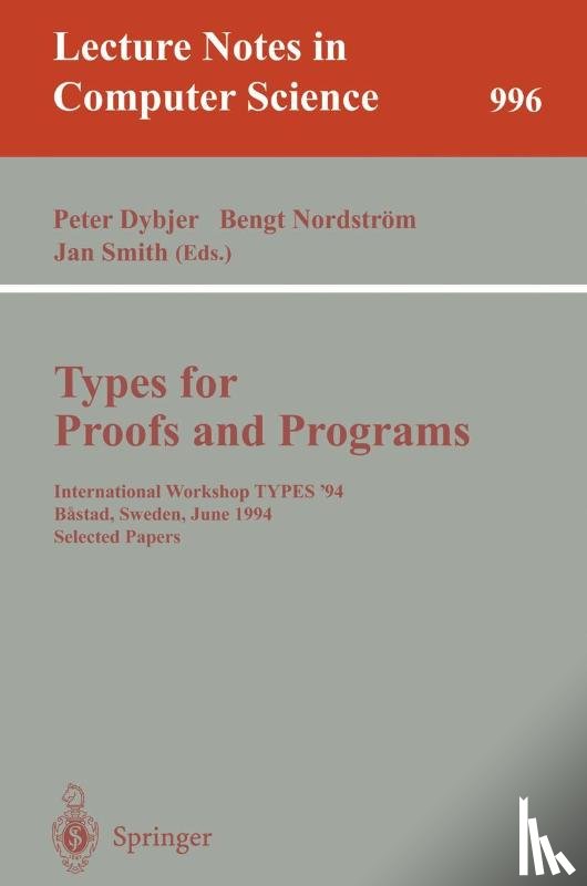  - Types for Proofs and Programs