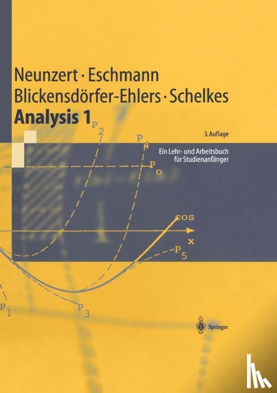 Neunzert, H., Eschmann, Winfried G., Blickensdörfer-Ehlers, Arndt, Schelkes, Klaus - Analysis 1