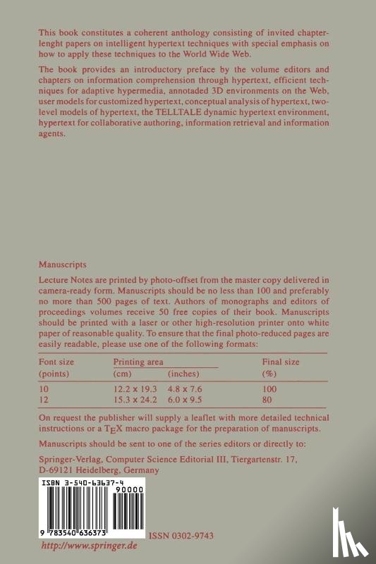  - Intelligent Hypertext