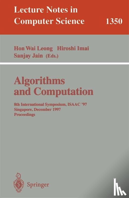 Hon Wai Leong, Hiroshi Imai, Sanjay Jain - Algorithms and Computation