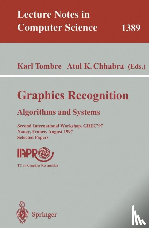  - Graphics Recognition: Algorithms and Systems