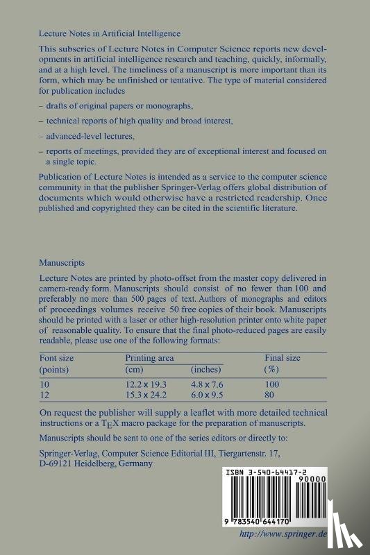  - Machine Learning: ECML-98