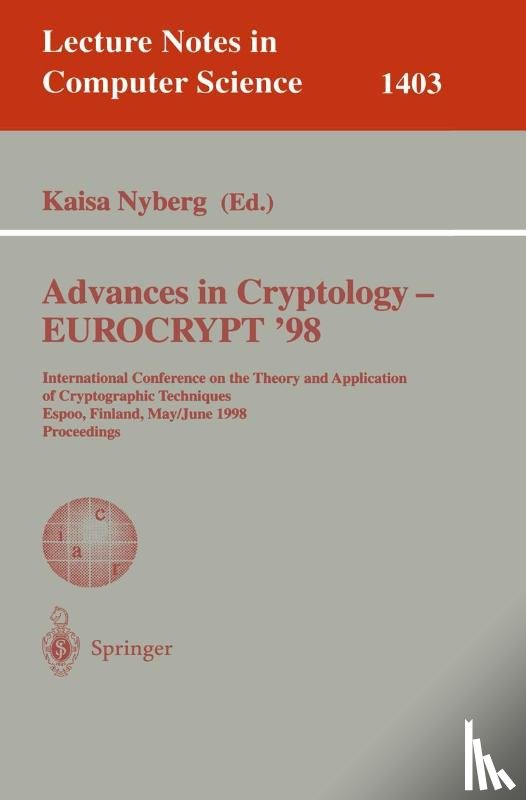  - Advances in Cryptology - EUROCRYPT '98