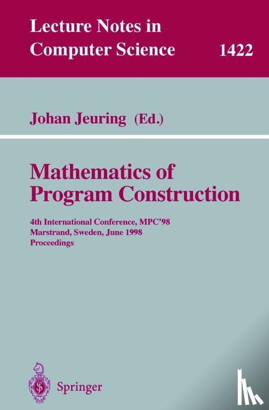 - Mathematics of Program Construction