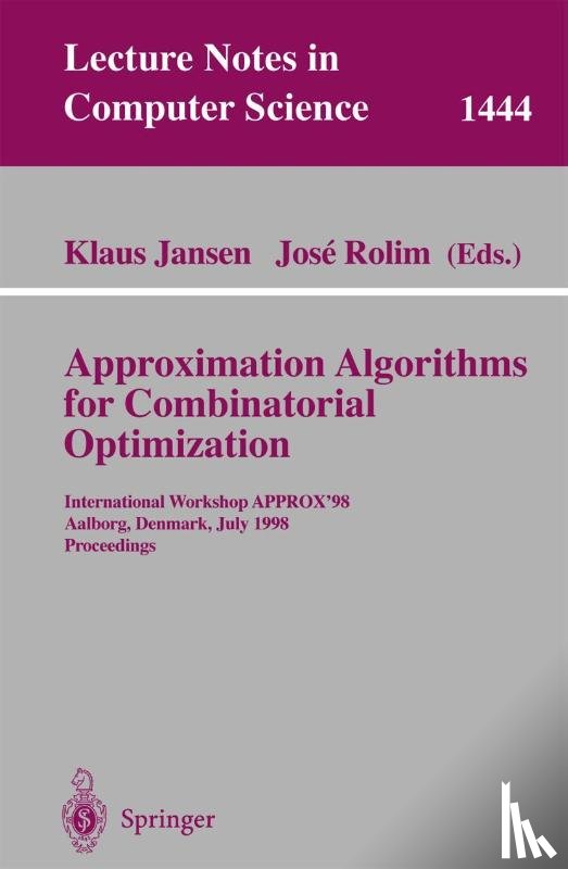  - Approximation Algorithms for Combinatorial Optimization