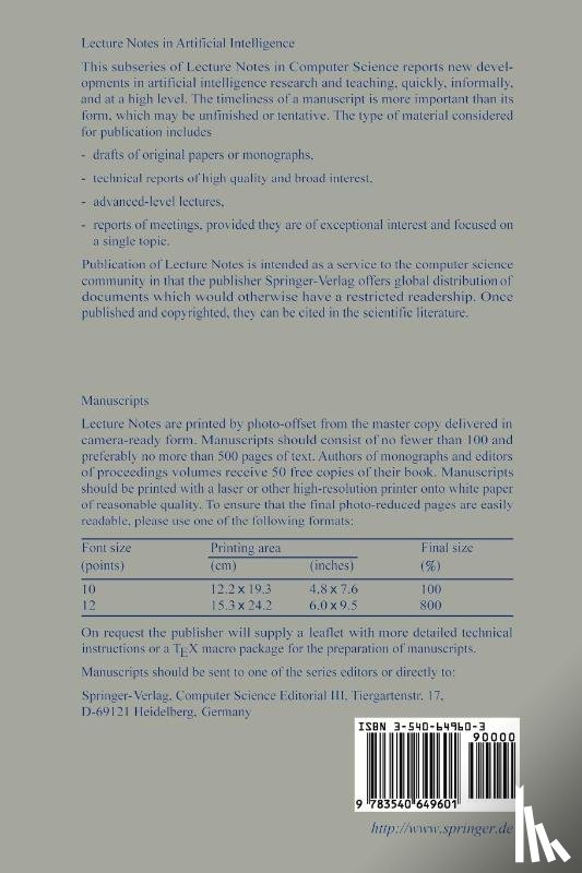  - Artificial Intelligence and Symbolic Computation